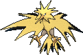 Zapdos, Front, in X & Y