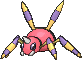 Ariados, Front, in X & Y