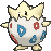 Togepi, Front, in X & Y