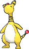 Ampharos, Front, in X & Y