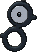 Unown B, Front, in X & Y
