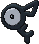 Unown F, Front, in X & Y