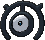 Unown M, Front, in X & Y
