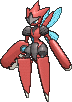 Scizor Mega, Front, in X & Y