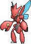 Scizor, Front, in X & Y