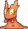 Slugma, Front, in X & Y