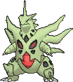 Tyranitar Mega, Front, in X & Y