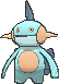 Marshtomp, Front, in X & Y