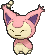 Skitty, Front, in X & Y
