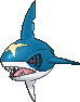 Sharpedo, Front, in X & Y