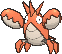Corphish, Front, in X & Y