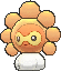 Castform Sunny Form, Front, in X & Y