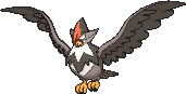 Staraptor, Front, in X & Y