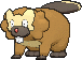Bibarel, Front, in X & Y