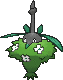 Wormadam Plant Cloak, Front, in X & Y