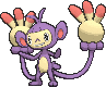 Ambipom, Front, in X & Y