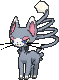 Glameow, Front, in X & Y