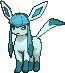 Glaceon, Front, in X & Y