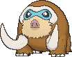 Mamoswine, Front, in X & Y