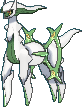 Arceus Grass, Front, in X & Y