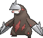 Excadrill, Front, in X & Y