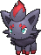 Zorua, Front, in X & Y