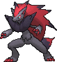 Zoroark, Front, in X & Y