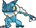 Frogadier, Front, in X & Y