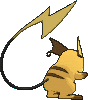 Raichu, Back, in X & Y