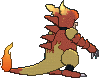 Magmar, Back, in X & Y