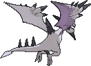 Aerodactyl Mega, Back, in X & Y