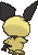 Pichu, Back, in X & Y