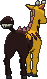 Girafarig, Back, in X & Y