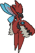 Scizor Mega, Back, in X & Y