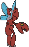Scizor, Back, in X & Y