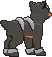 Houndour, Back, in X & Y