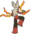 Blaziken Mega, Back, in X & Y
