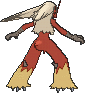 Blaziken, Back, in X & Y