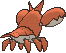 Corphish, Back, in X & Y