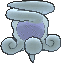 Castform Snowy Form, Back, in X & Y