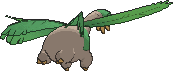 Tropius, Back, in X & Y