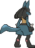 Lucario, Back, in X & Y
