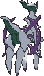 Arceus Dragon, Back, in X & Y