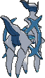 Arceus Water, Back, in X & Y