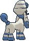 Furfrou Pharaoh Trim, Back, in X & Y