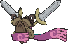 Doublade, Back, in X & Y