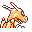 Charizard, Back, in Yellow