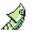 Metapod, Back, in Yellow