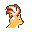 Vulpix, Back, in Yellow