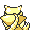 Abra, Back, in Yellow